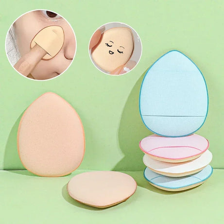 Mini Size Makeup Sponge Concealer Foundation Puff Air Cosmetic Cushion Sponge Finger Wet Dry BB Cream Applicator New